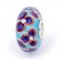 Preview: Aqua Fieldstone Fractal - Elfbeads Glas